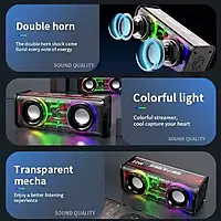 LENYES S220 Portable Wireless Speaker | 12W | Bluetooth 5.3 | RGB