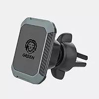 Green 2 in 1 Magnetic Car Phone Holder – Black