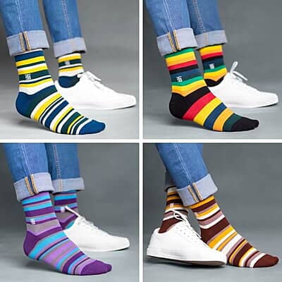 SockSoho - SUMMER STRIPE GIFT BOX