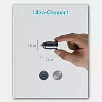 Anker PowerDrive 2 Alloy Car Charger – Black