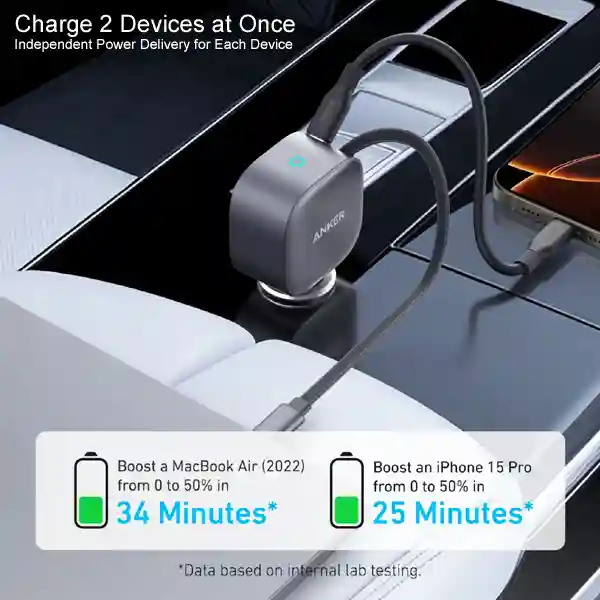 Anker Nano 75W PD Car Charger
