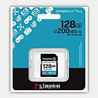 Kingston Canvas Go! Plus 128GB SDXC Memory Card