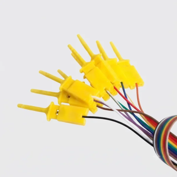 Female to Test Hook Clip Jumper for Logic Analyzer – 20 cm Pack of 10