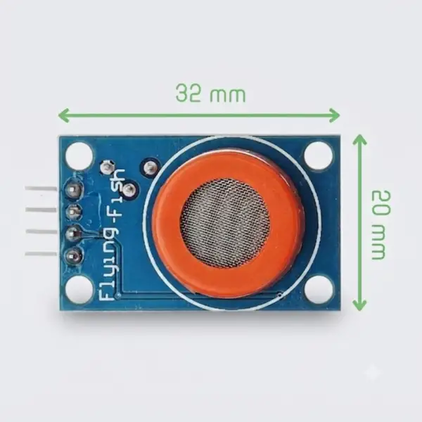 MQ-3 Alcohol and Ethanol Gas Sensor Module – 5V Analog Digital Output