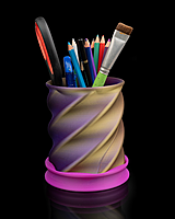 THE PEN STORAGE DEVICE 3D printed
