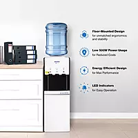 A close-up of the ISI Mark logo on the Voltas Water Dispenser, signifying its safety and quality.