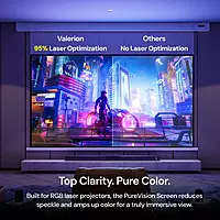 PureVision Anti-Speckle Motorized Matte White Screen 100 Inches