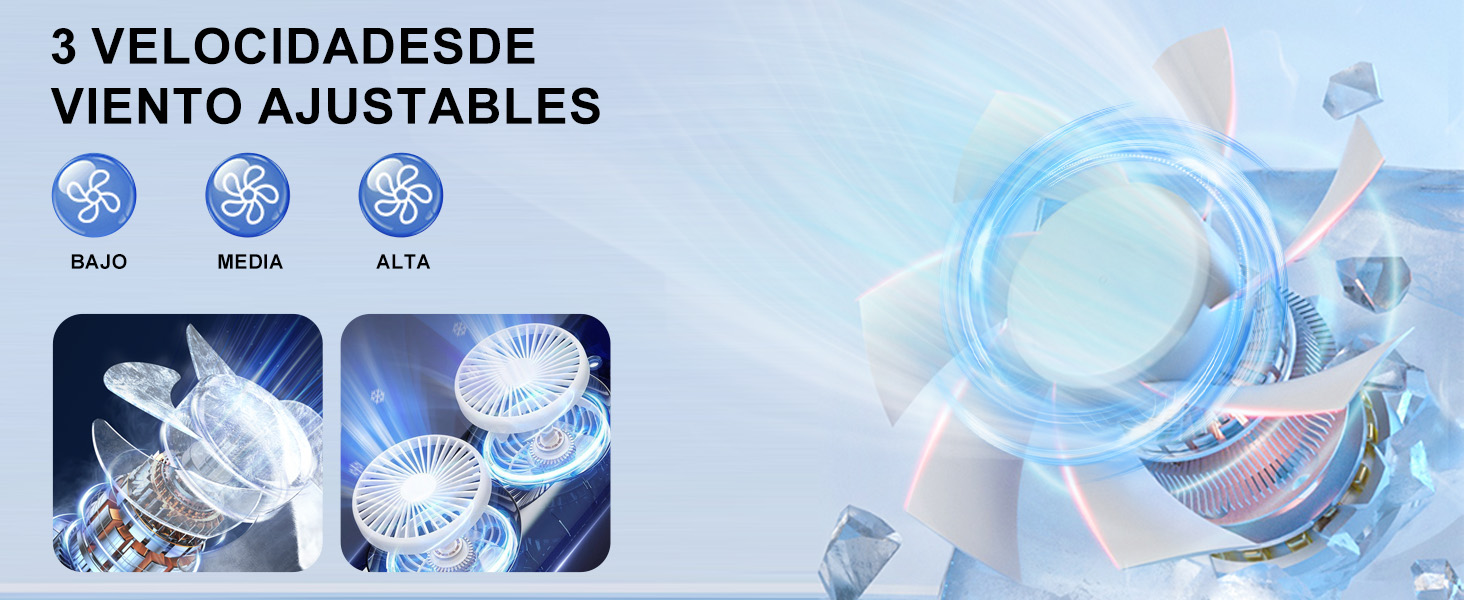 ❆Ventilador de refrigeración de alta eficiencia