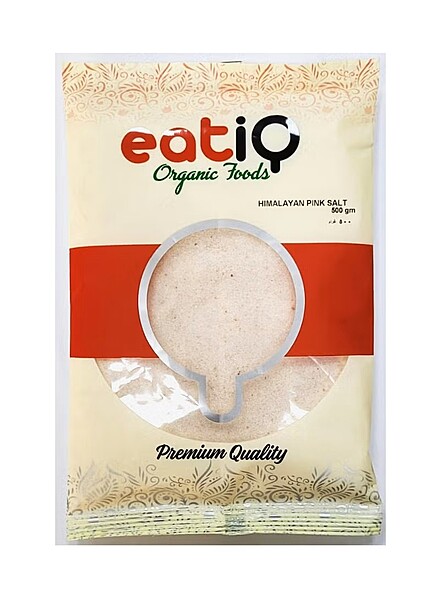 eatiQ Organic Foods - HIMALAYAN PINK FINE SALT - 500GM