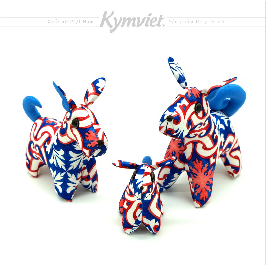 Chó Bông Cati KYMVIET Vải Cotton Chó Bông Cati KYMVIET Vải Cotton