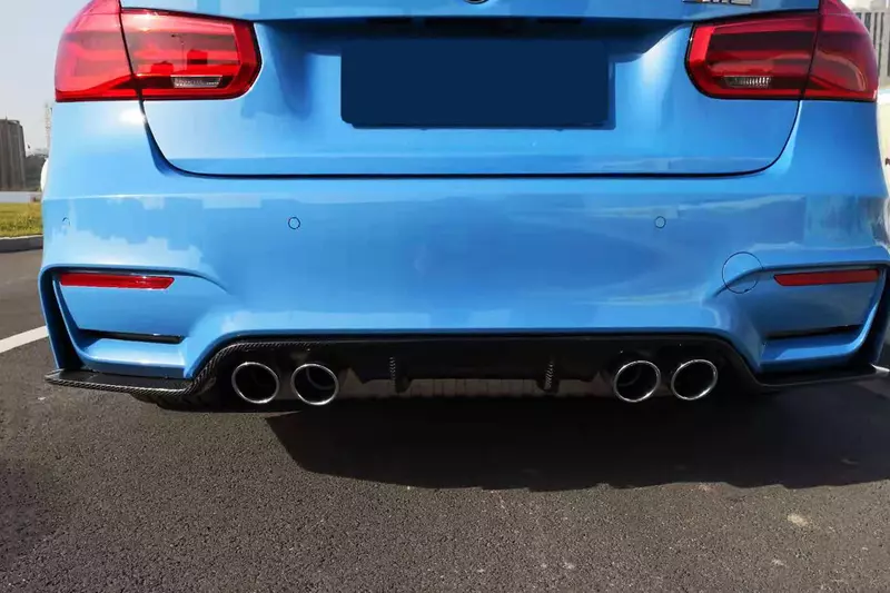 BMW M3 F80 & M4 F82 D Style Carbon Fiber Rear Diffuser (2014–2020)