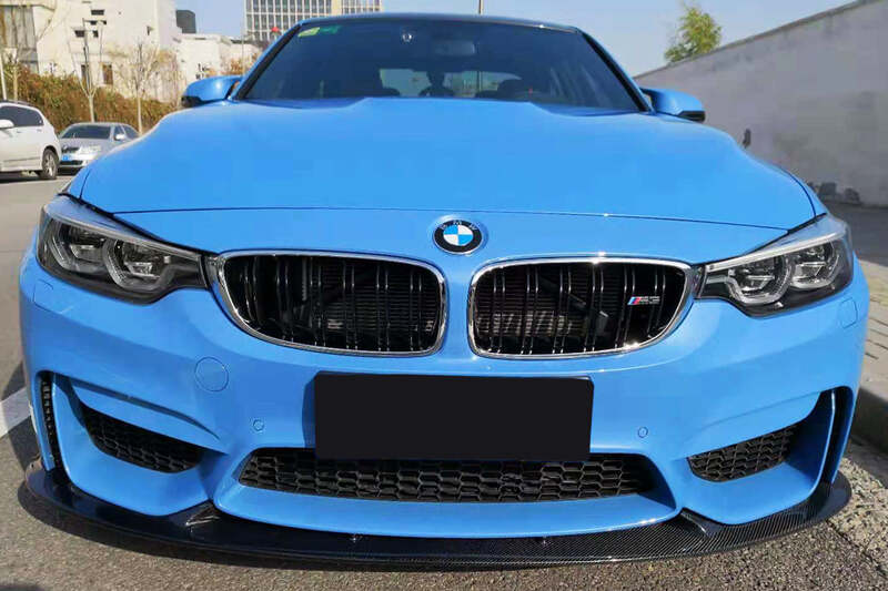 BMW M3 F80 / M4 F82 3D Style Carbon Fiber Front Lip (2014–2020)