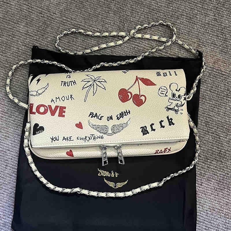 ZADIG WALLET BAG WHITE