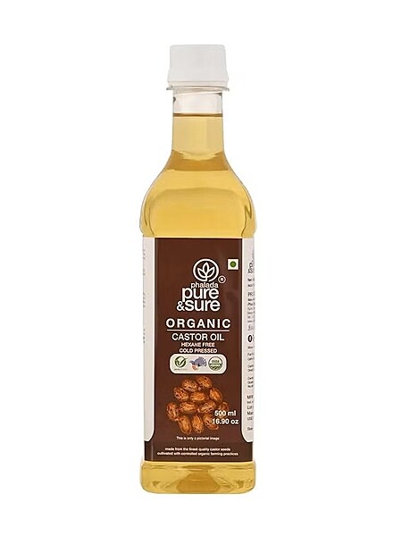 PURE&SURE - ORGANIC CASTOR OIL 500ML