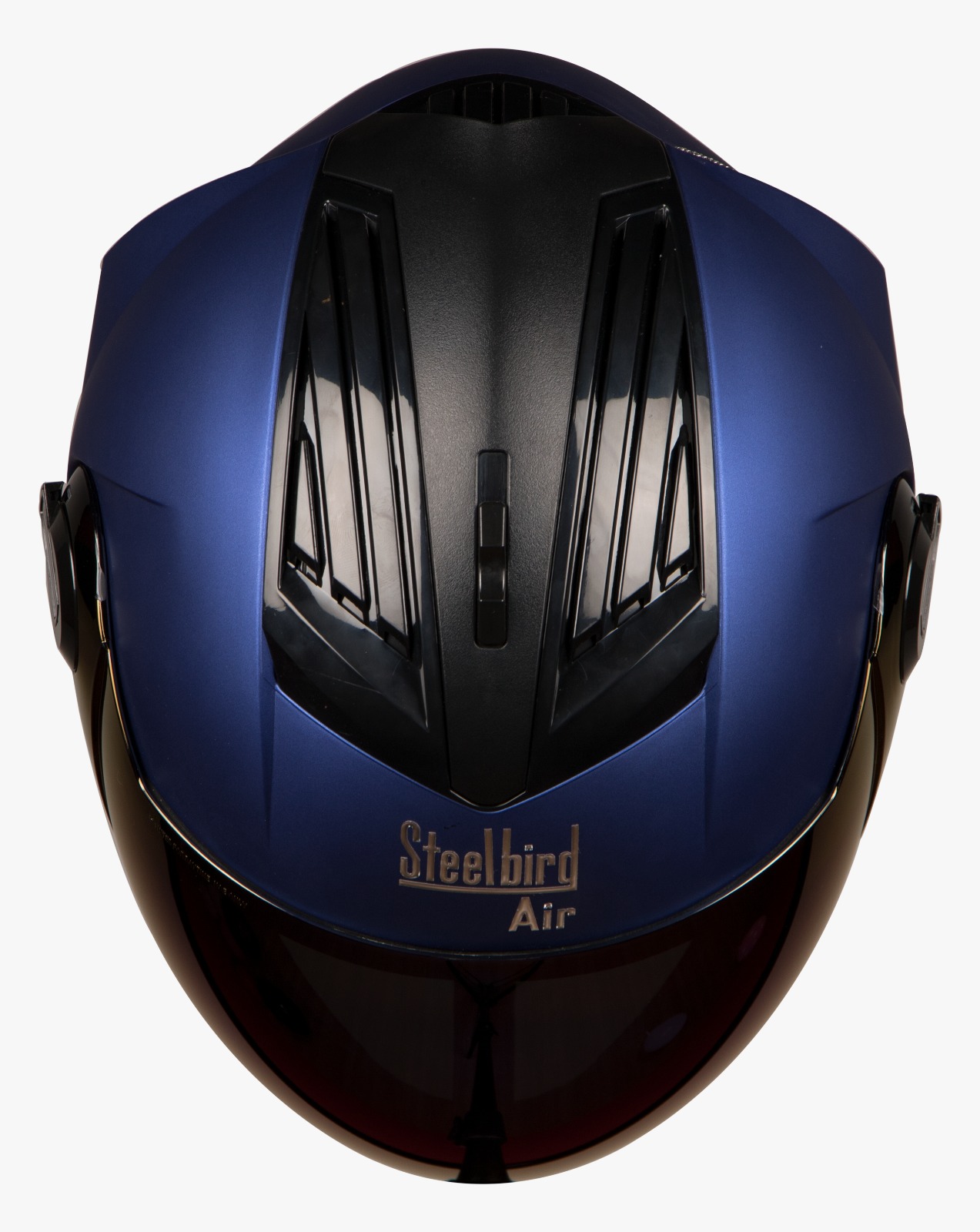STEELBIRD SBA-2 SS MAT Y.BLUE D/V (BLUE) (L)