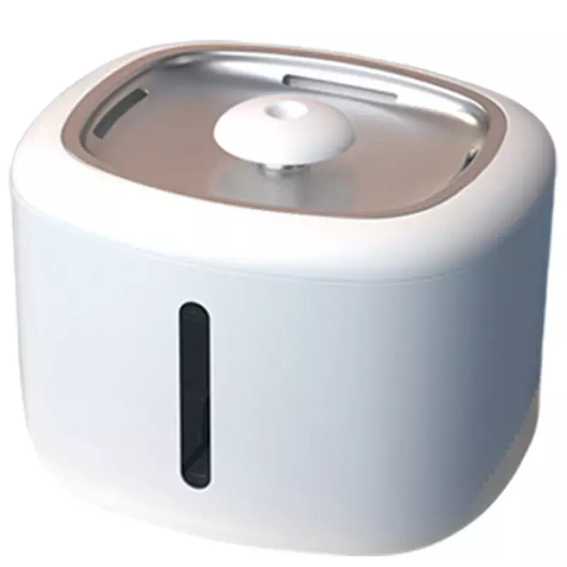 Cat Smart Water Dispenser Automatic Circulation Filter - Stainless Steel With Light