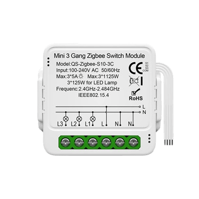 Akubela Zigbee Micro Switch 3 CH