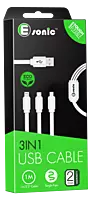 3IN1 Type-C Flat Cable