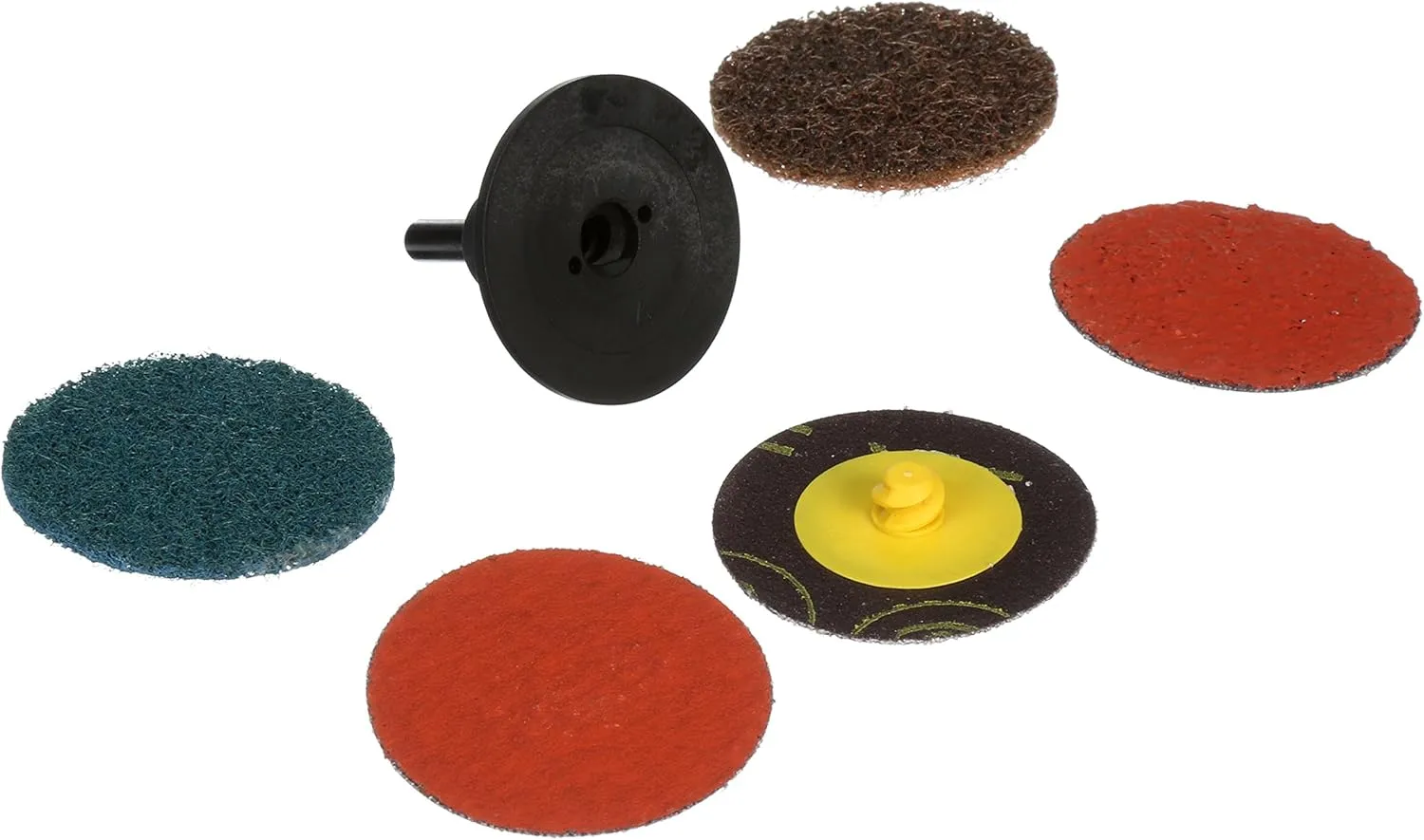 3M 03050 Scotch-Brite 2" Regalite Drill Mounted Automotive Grinding/Sanding/Finishing System, Factory 1