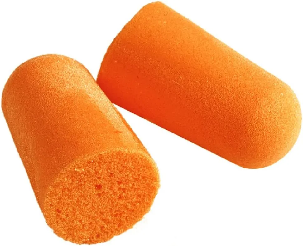 3M 1100 Foam Ear Plugs, 400 Pair Orange