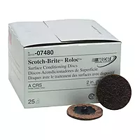 3M (MMM7480) 2" Coarse Scotch Brite(tm) Roloc(tm) Surface Conditioning Discs