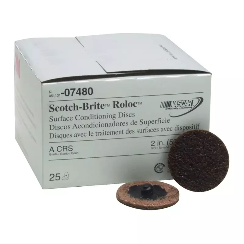 3M (MMM7480) 2" Coarse Scotch Brite(tm) Roloc(tm) Surface Conditioning Discs