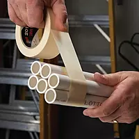 3M 201+ Tan Masking/Painter's Tape - 96 mm Width - 64744 [PRICE is per ROLL]