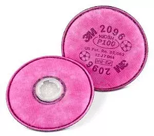 3M 2096 P100 Particulate Filter With Nuisance Level Acid Gas Relief