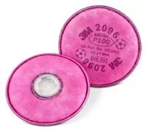3M 2096 P100 Particulate Filter With Nuisance Level Acid Gas Relief