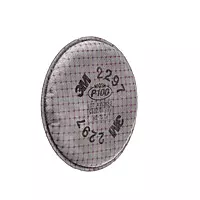 3M P100 Advanced Respirator Filter 2297, 1 Pair, Helps Protect Against Oil and Non-Oil Based Particulates