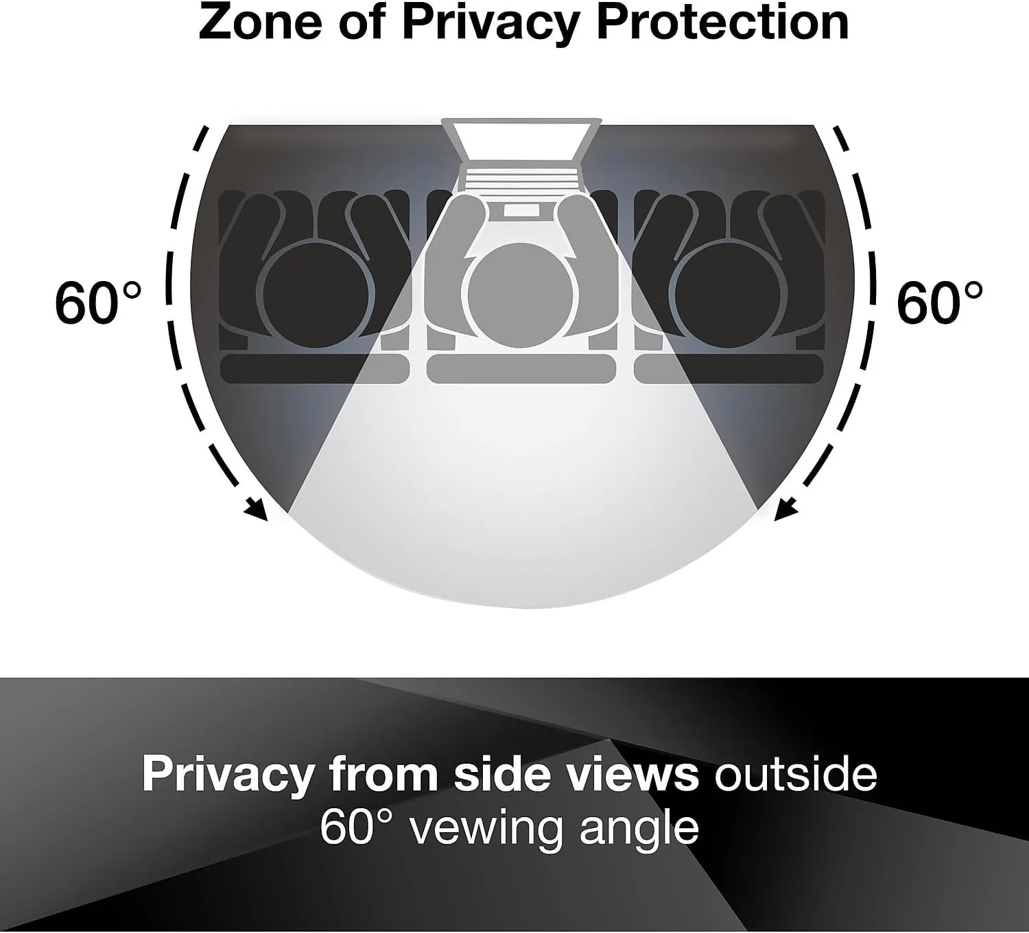 3M Privacy Filter for 23.8in Full Screen Monitor COMPLY Magnetic Attach (16:9 aspect ratio)