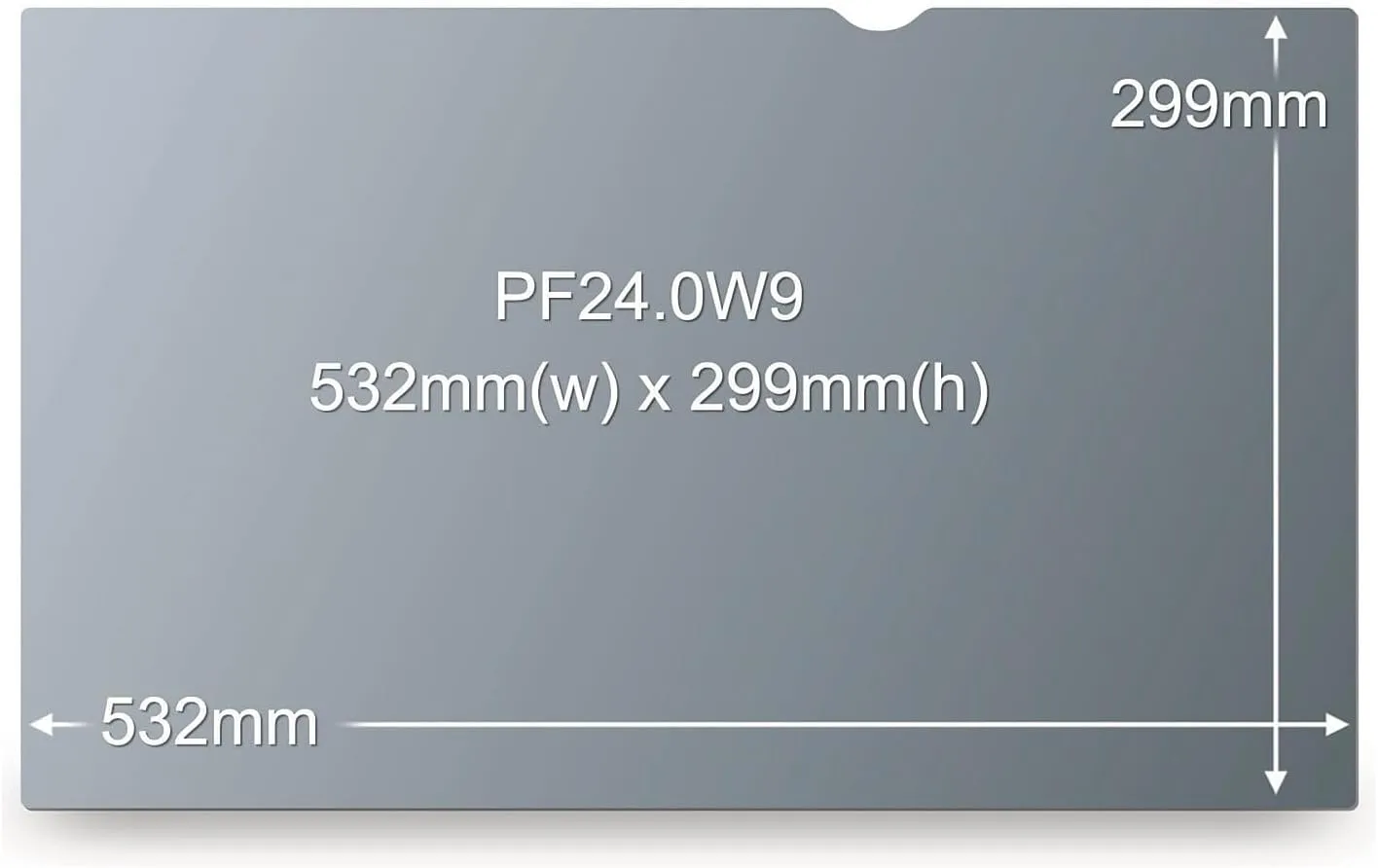 3M Privacy Filters 3M Privacy Filter for 24" Widescreen Monitor, Protect your confidential information