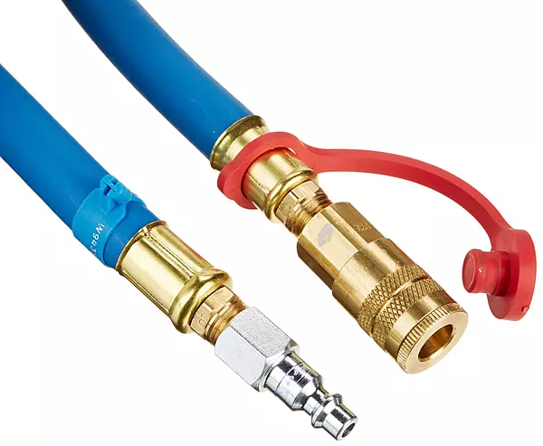 3M Supplied Air Respirator Hose W-9435-25/07010(AAD), 25 ft, 3/8 in ID, Industrial Interchange Fittings