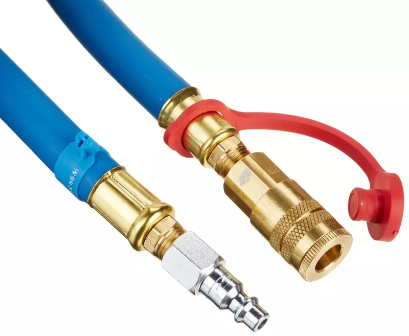 3M Supplied Air Respirator Hose W-9435-25/07010(AAD), 25 ft, 3/8 in ID, Industrial Interchange Fittings