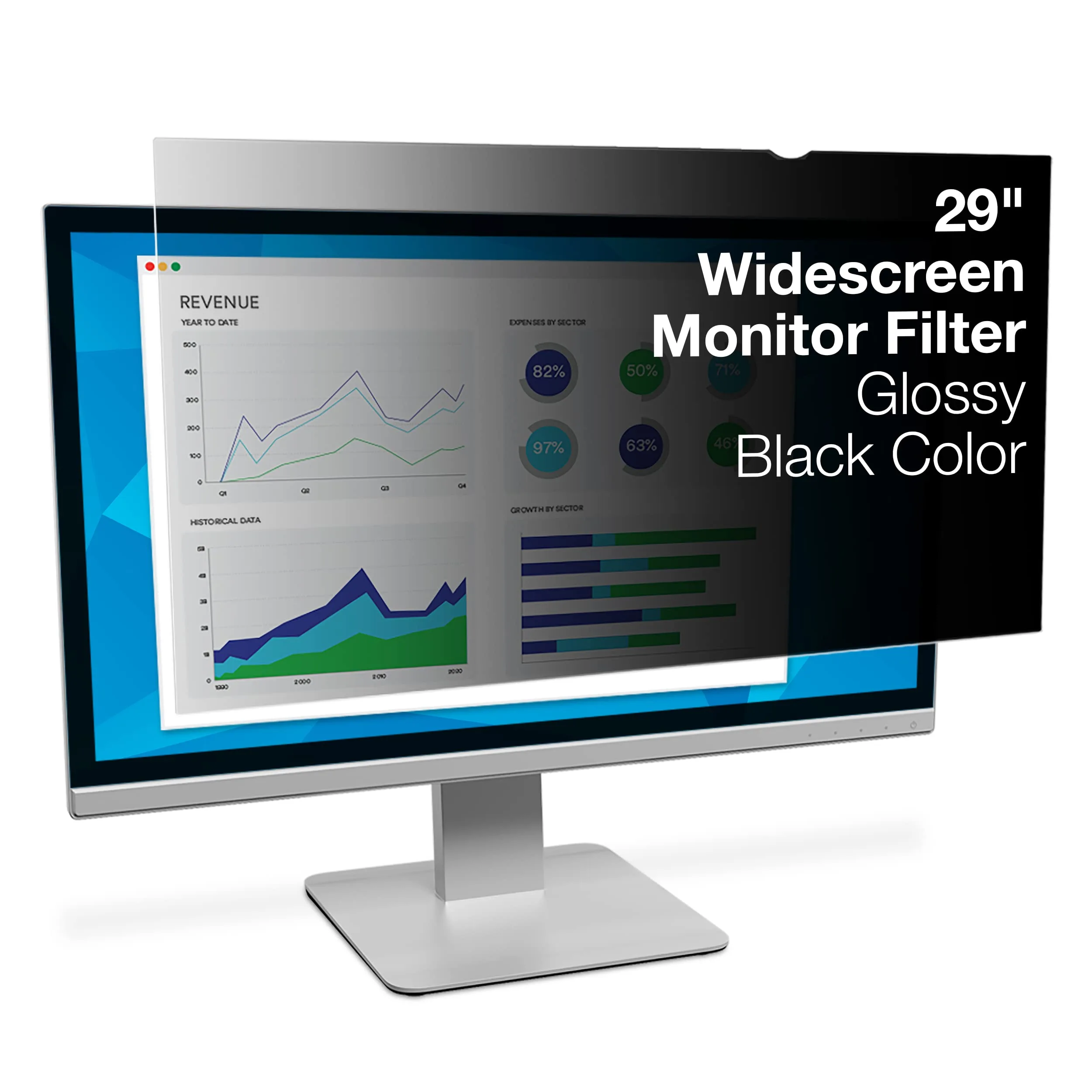 3M Privacy Filter for Monitors - Microlouver Privacy
