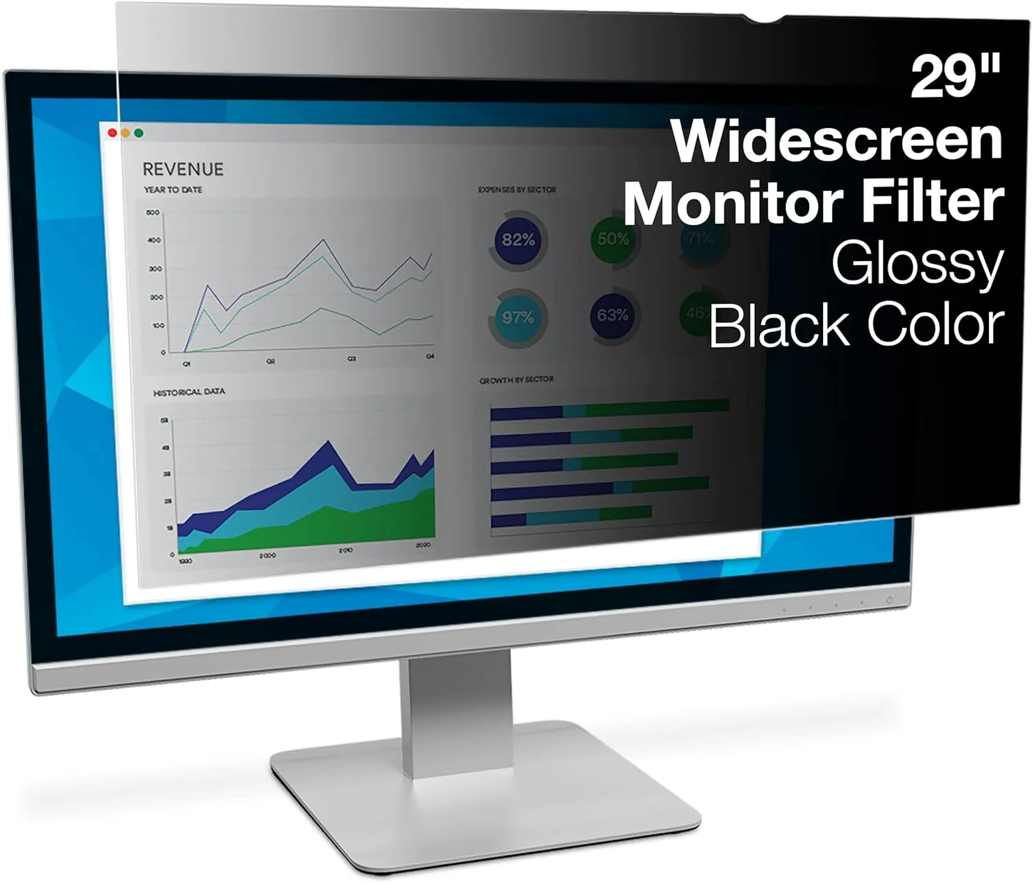 3M Privacy Filter for Monitors - Microlouver Privacy