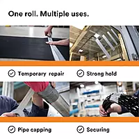 3M General Use Duct Tape 2929, Silver, 1.88 in x 50 yd, 5.5 mil, Individually Wrapped Conveniently Packaged