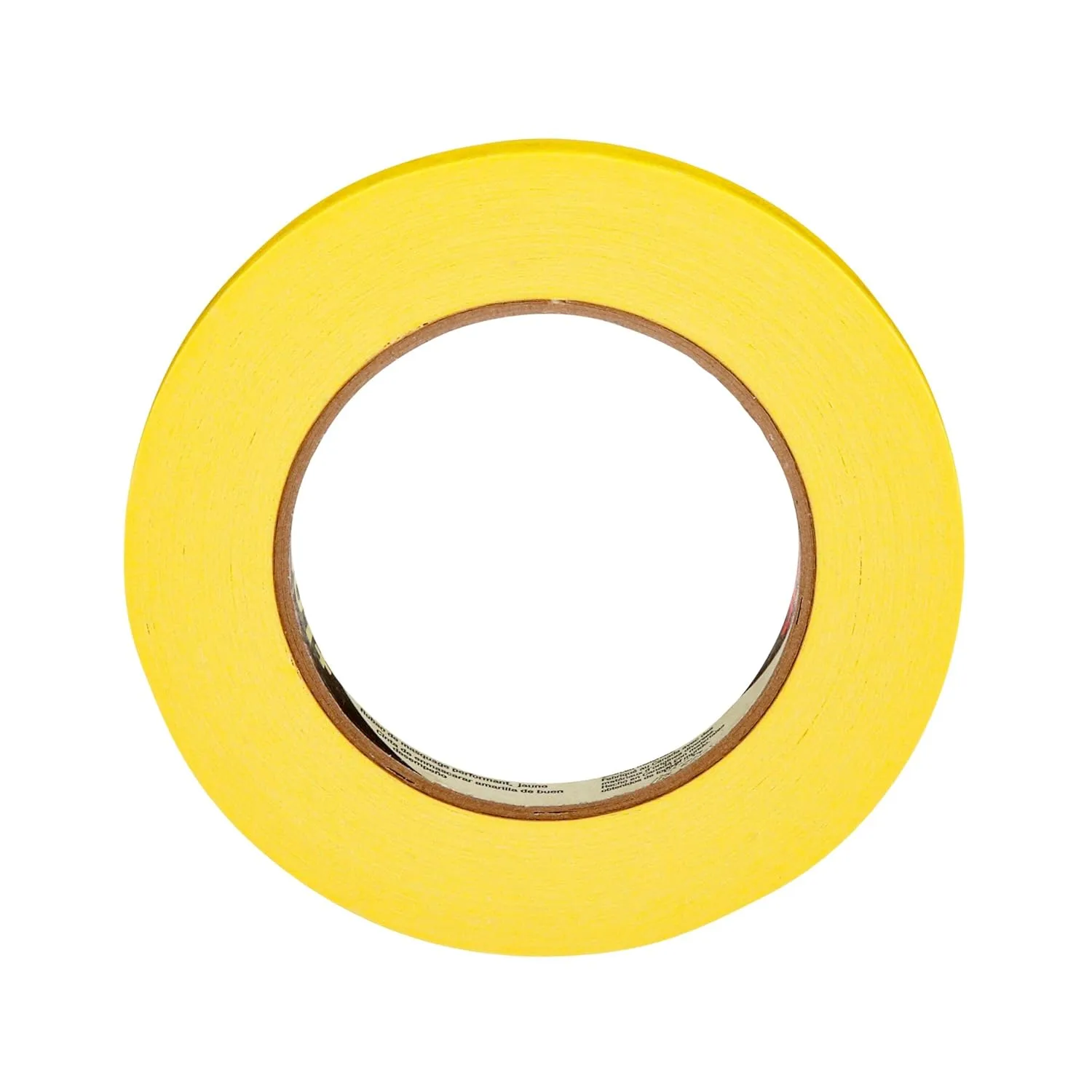 3M 301+12 301+ Yellow Masking or Painter's Tape, 12 mm Width 0.5 Inch x 60 Yards