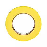 3M 301+12 301+ Yellow Masking or Painter's Tape, 12 mm Width 0.5 Inch x 60 Yards