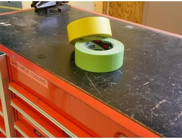 3M 301+ Yellow Masking/Painter's Tape - 96 mm (3 13/16 in) Width x 55 m Length - 64755 [PRICE is per ROLL]