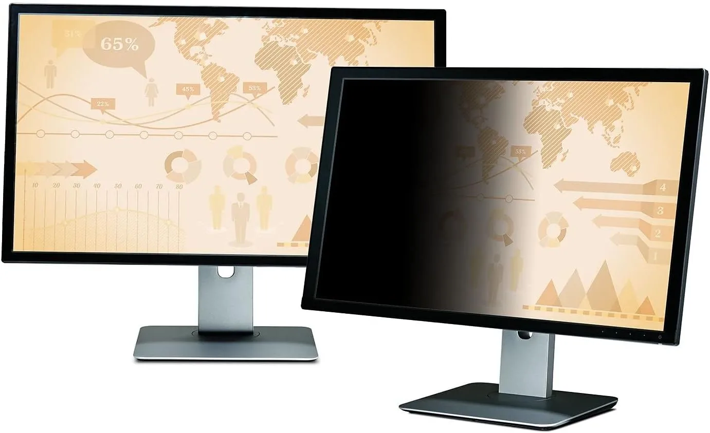 3M Frameless Black Privacy Filter for Widescreen Monitors