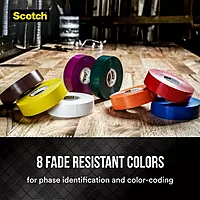 3M Safety 10828 10828-DL-2W Electrical Tape, 3/4" by 66', White, 66 Foot