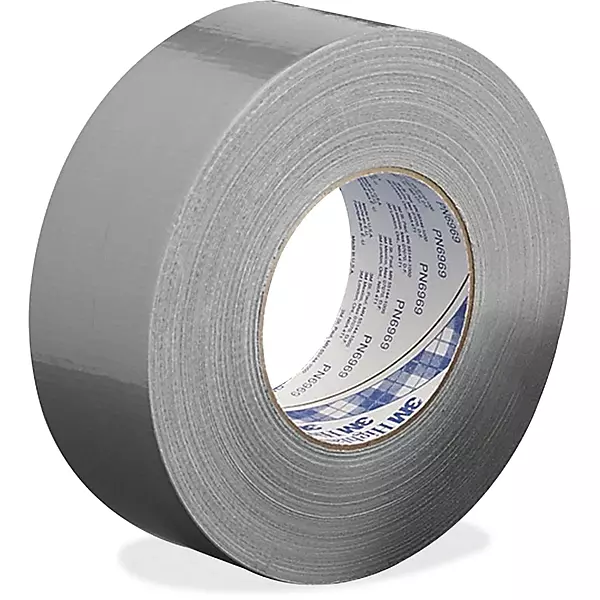 3M Duct Tape 3939 Silver, 3 in x 60 yd, 9 mil