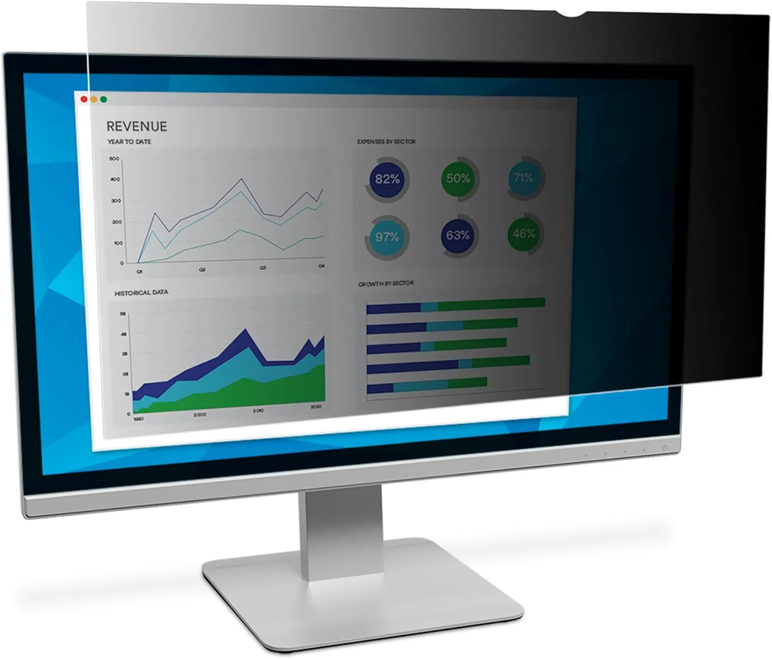 3M Privacy Filter for 49in Full Screen Monitor, 32:9, PF490W3E