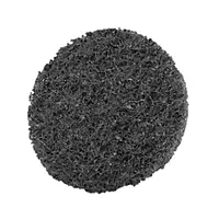 Hook & Loop Disc: 5" Dia, Non-Woven, Silicon Carbide