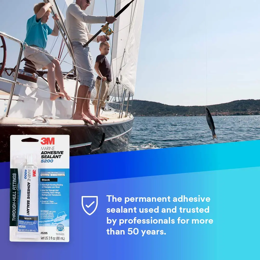 3M Marine Adhesive Sealant 5200 - Permanent Bonding and Sealing
