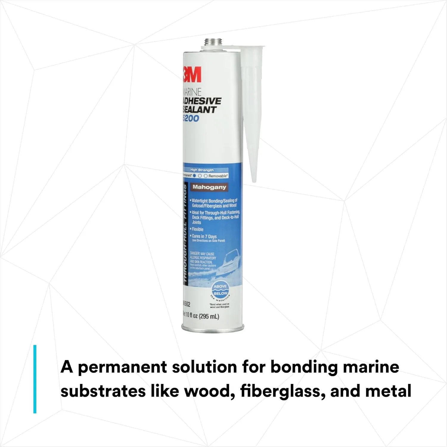 3M Marine Adhesive Sealant 5200 - Permanent Bonding and Sealing