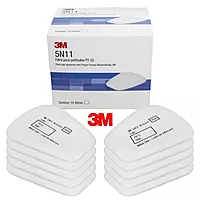 3M N95 Respirator Filter, 5N11, Disposable, Helps Protect Against Non-Oil Based Particulates