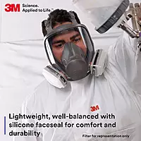3M Full Facepiece Reusable Respirator 1 Count (Pack of 1) Small