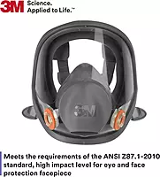 3M Full Facepiece Reusable Respirator 1 Count (Pack of 1) Small